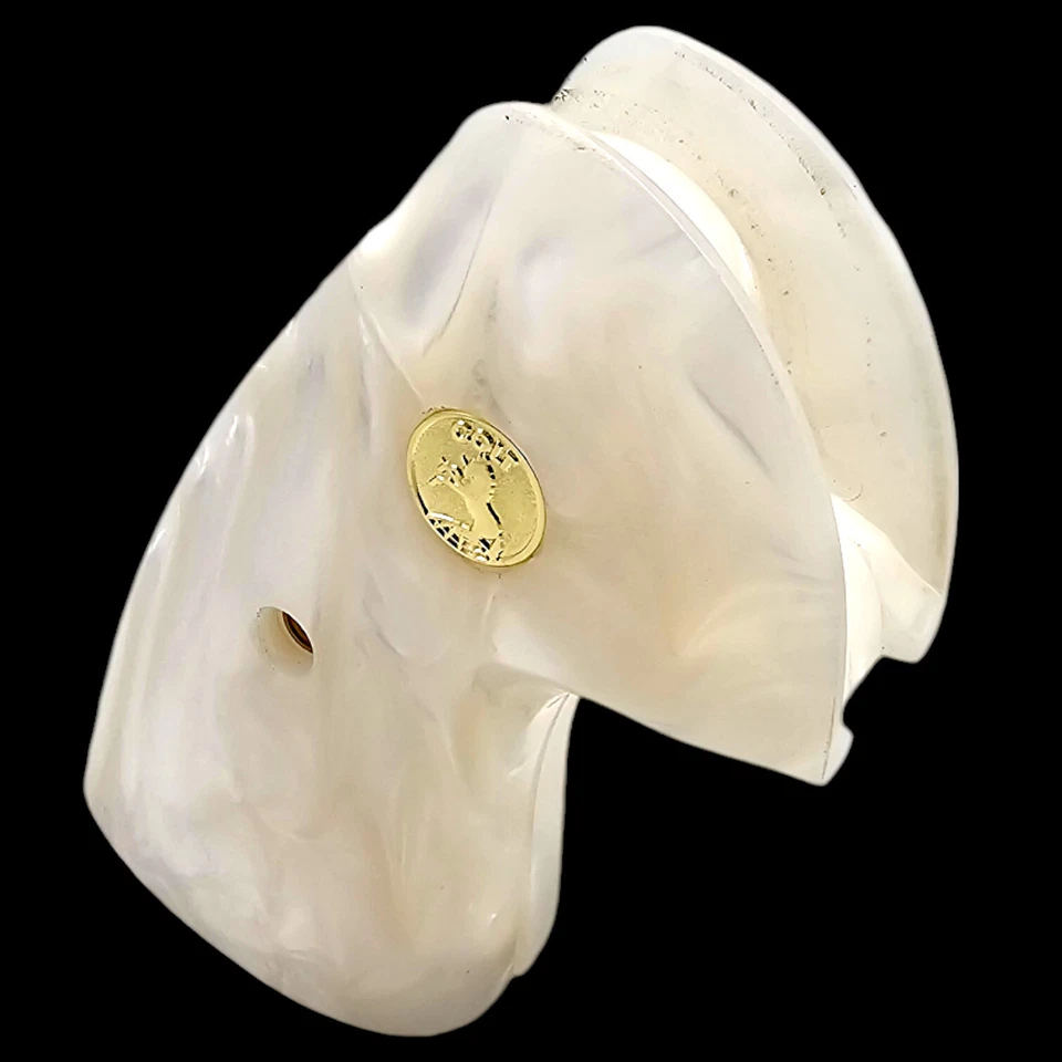Luxury Colt Python / Anaconda White Pearl Grips – Special Offering - Image 3 of 4
