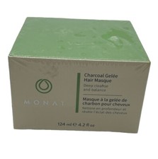 Monat Charcoal Gelee Hair Masque Deep Cleanse And Balance 4.2 Oz New  Sealed