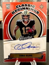 2022 Panini Classics - Classic Beginnings Orange #CB-11 Chris Olave /10 (RC)
