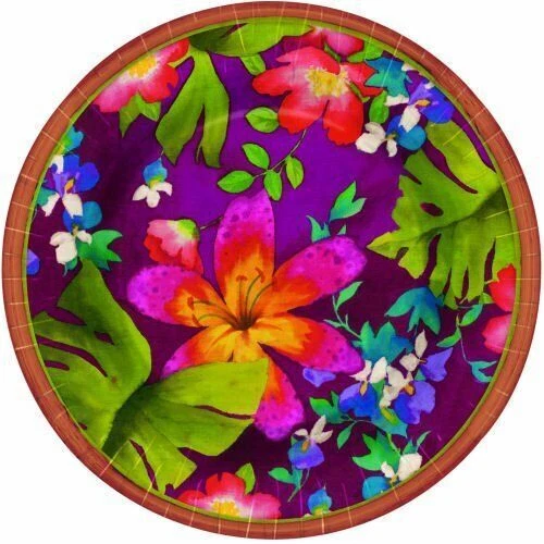 Fiesta hawaiana/en la playa jungla Fiesta Vajilla & serveware