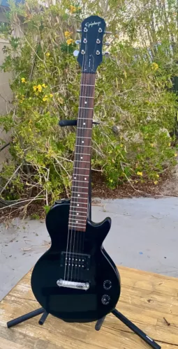 Epiphone Les Paul Junior Electric Guitar Solidbody Ebony