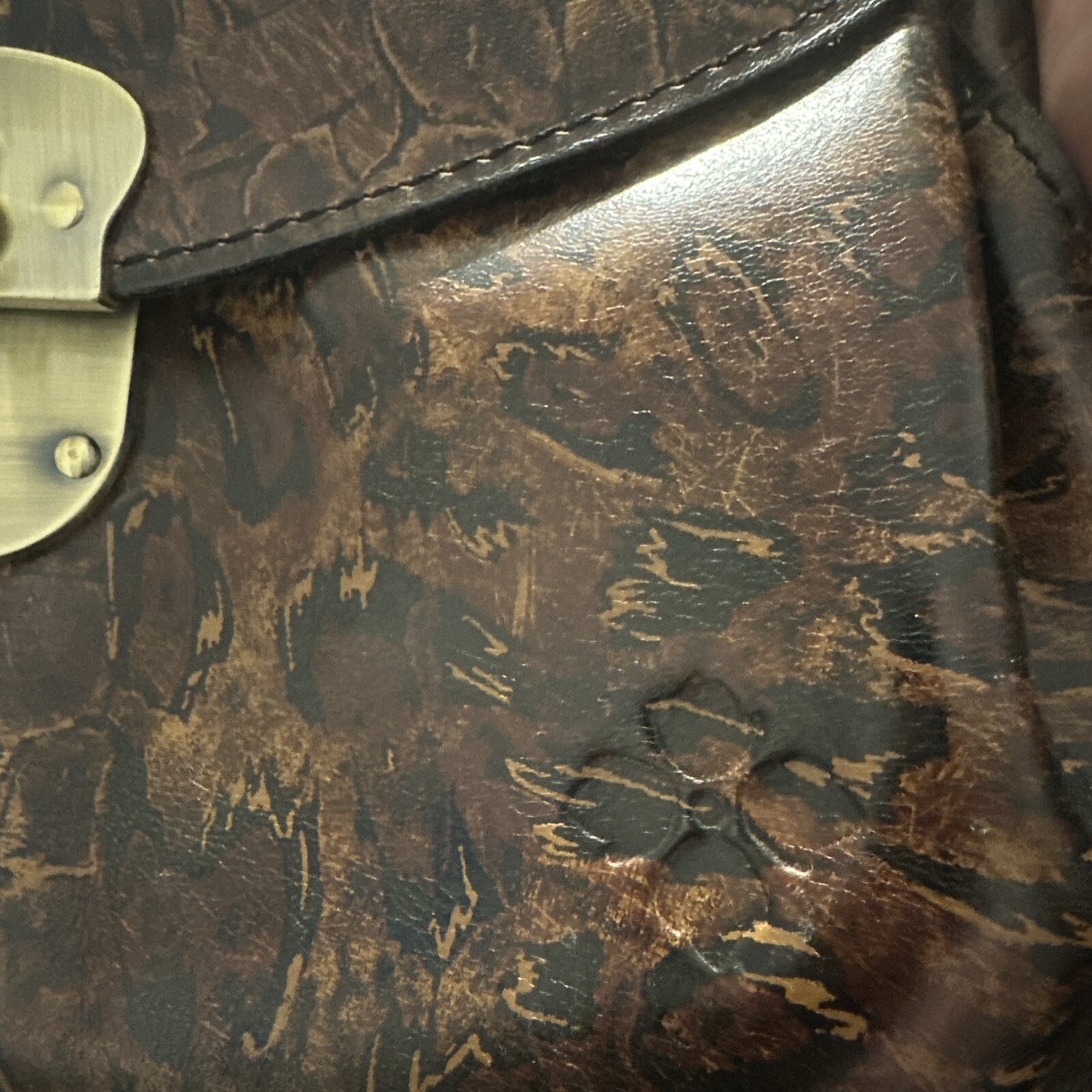 Patricia Nash Sinclair Leather Convertible Backpack B… Gem