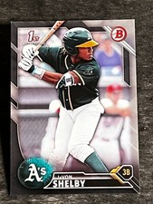 2016 Bowman 1st PROSPECT ROOKIE BLACK BORDER Javon Shelby 061/499