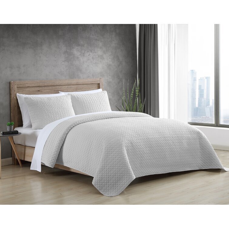 ED Full/Queen Quilt Set 100% Polyester, Gray | eBay