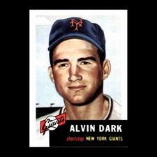 Alvin Dark 1991 Topps Archives 1953 New York Giants #109 NM-MT GM 4