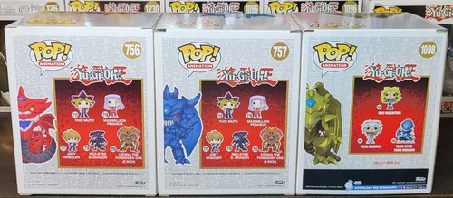 Funko Pop! Yu-Gi-Oh! Slifer #756 Special Edition Obelisk #757 Ra #1098 GameStop - Picture 4 of 9