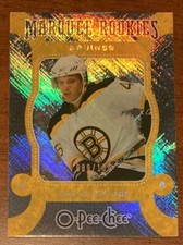David KREJCI 2007-08 UD O-Pee-Chee Marquee Rookies RC BLACK Micromotion 89/100