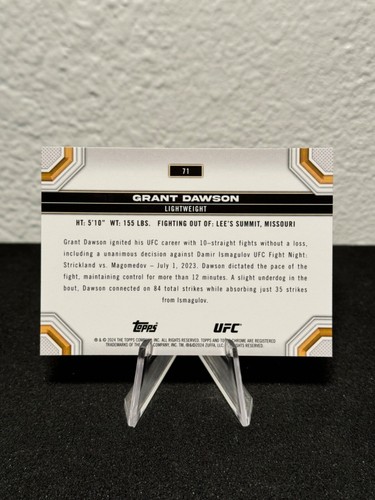 Réfracteur à prisme base UFC chromé 2024 Topps 1 - 200 - COMPLÉTEZ VOTRE SET - PYC - Photo 87/237