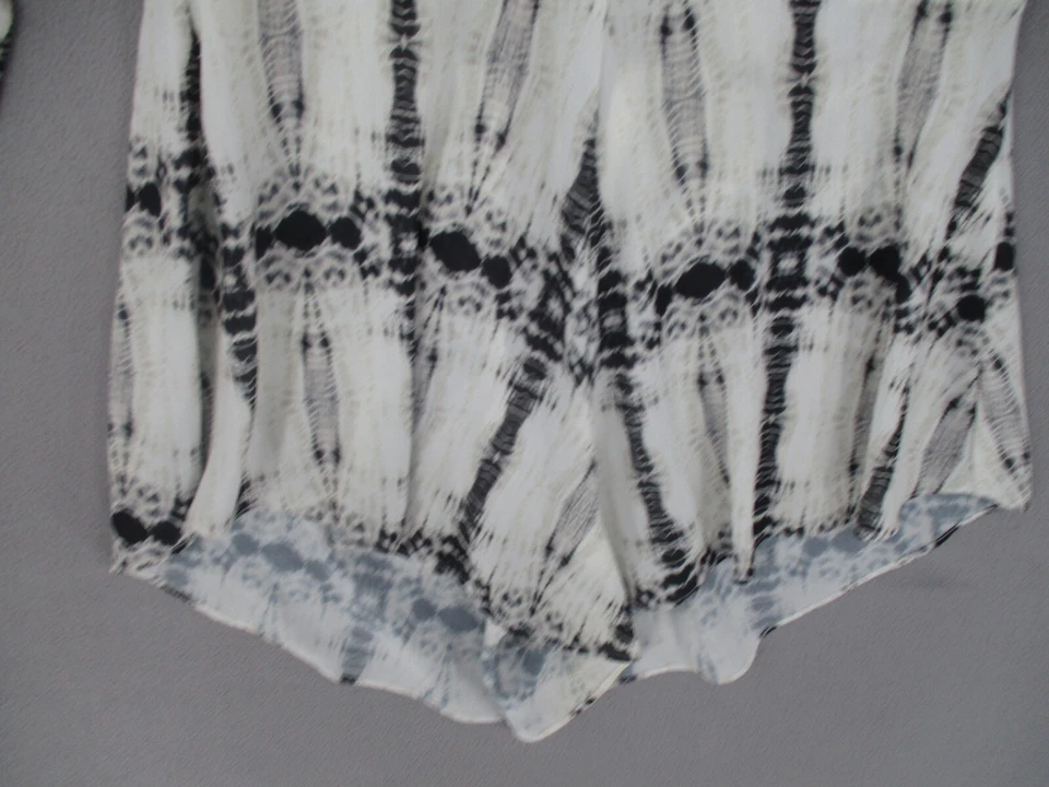 Bec & Bridge Playsuit Womens 8 White Black Epiphany Tie Dye Long Sleeve Boho - image 4 of 4