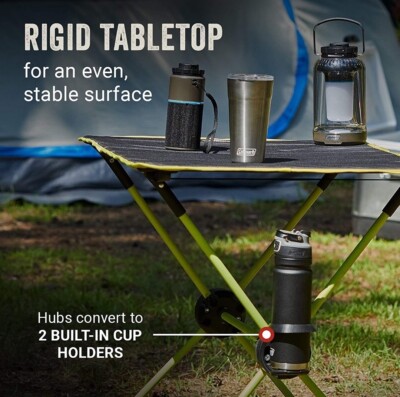 Coleman Full Size MANTIS Camping Table - Compact Foldable Sturdy Easy Setup