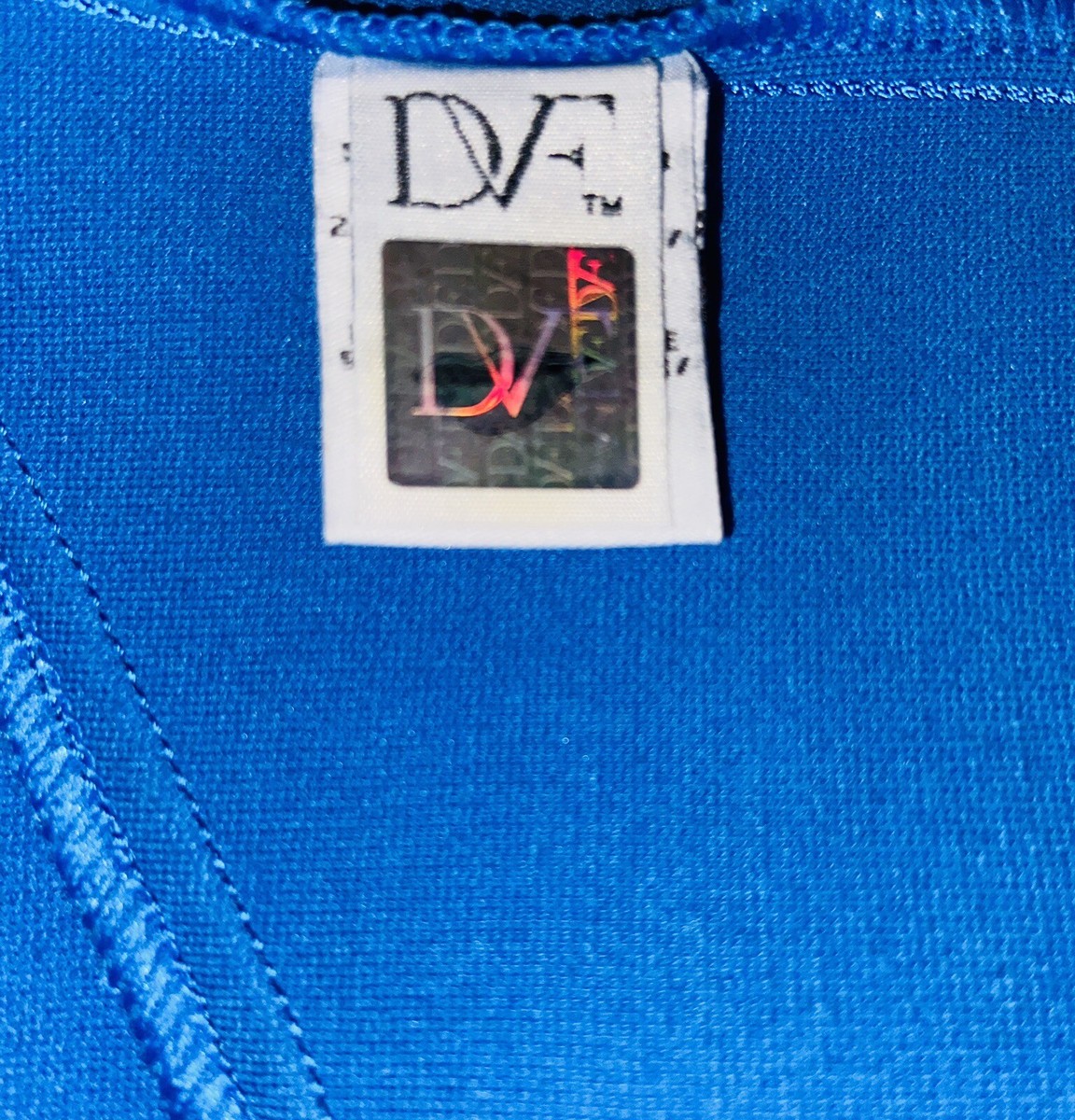 Robe Crayon Diane Von Furstenberg Helen Heron - Taille US 14 (UK 18), Bleu Heron, Neuf Avec étiquettes