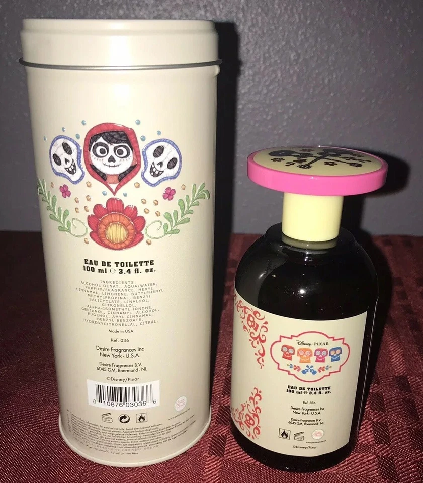 COCO Perfume by Disney, 3.4 oz / 100 ml  EDT Spray In Collectible Tin New - Image 2 of 4