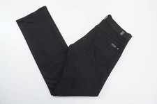 7 For All Mankind Men's Standard Jeans W30 L32 Black Solid Straight Stretch X69