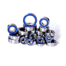 FOR TRAXXAS JATO 2.5 3.3 23 PC FULL BLUE RUBBER SEALED BEARING KIT  BY FFRC