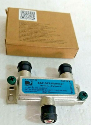 Directv Sat-Ota Frequenzweiche - Diplexer-W V / Uhf IN 174-806 MHZ Sat 950-2200
