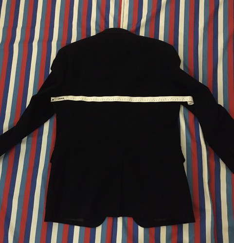 J Press Blazer NAVY MOLESKIN Modern Fit Tag Size Medium 44” Chest Actual Measure - Picture 9 of 11
