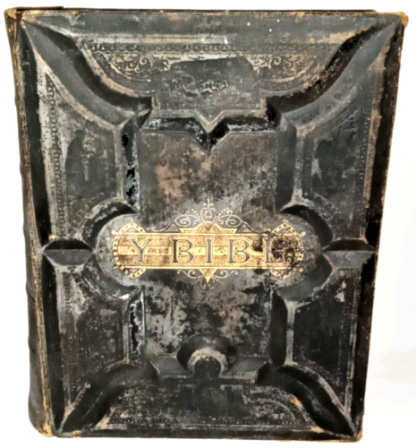 Welsh Sanctuary Bible Phillips & Burrows NY Entered In Library Of Congress 1878