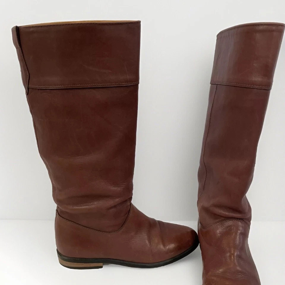 De Colección Eddie Bauer Botas de Cuero Marrón Alto Expedición 7.5 Mujer Clásicas Canadá Foto 2 de 4
