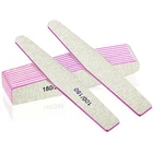 Professional nail Files 100/180 Grit Diamond Shape Emery Board Buffer File Set