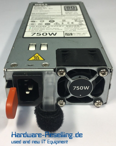 Dell 750W PSU 80 Plus Platinum Server Power Supply PowerEdge E750E-S0 0W0CTF - Afbeelding 3 van 4