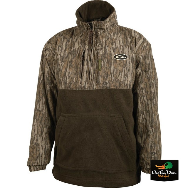 drake waterfowl half zip pullover
