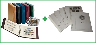 Lindner-472-1124V-Nauru Printed Album T-Printed Pages 1916-1984