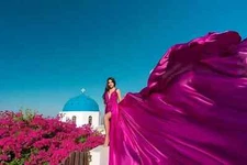 Long Flying Dress | Flying Dress for Photoshoot| Long Train Dress | Photoshoot