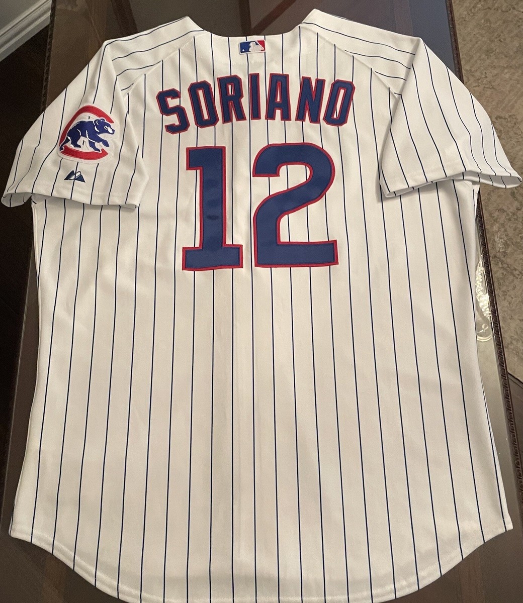 シカゴ・カブス ベースボールシャツ Majestic ソリアーノ Alfonso Soriano #12 Chicago Cubs Authentic On-Field Majestic
