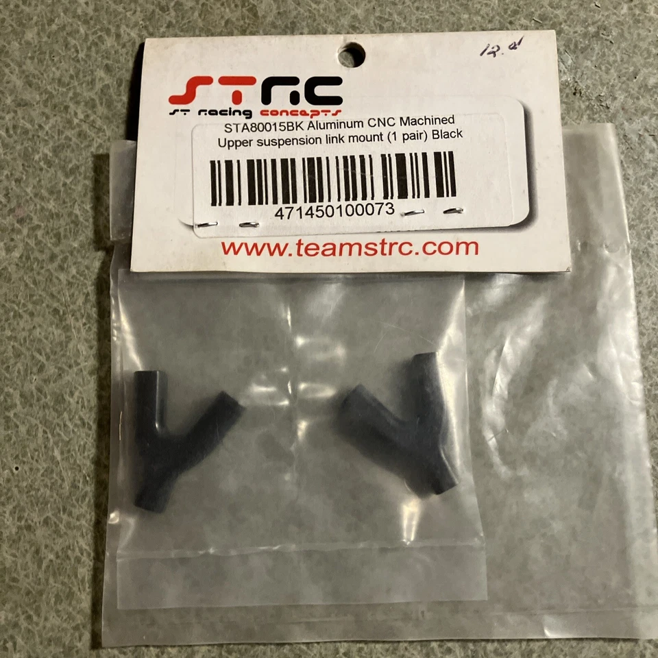 STA80015BK STRC Upper Suspension Link Mount / Y Link SCX10 Black - Image 4 of 4