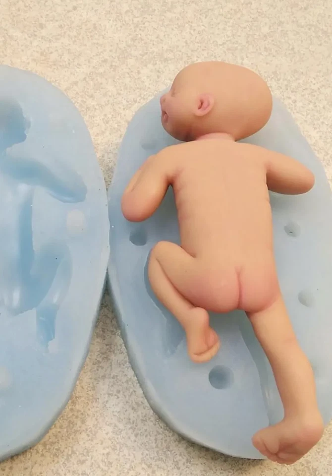 Molde Silicona para Muñeca Bebé, Molde Alta Calidad para Muñeca Silicona, Silicona Foto 4 de 4