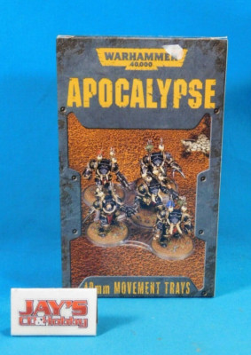 Warhammer 40,000 40K Apocalypse 40mm Miniatures Movement Trays - New