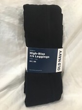 NWT Old Navy Women's Plus Black High Rise Jersey 7/8 Leggings Pants XXL,2X,3X,4X