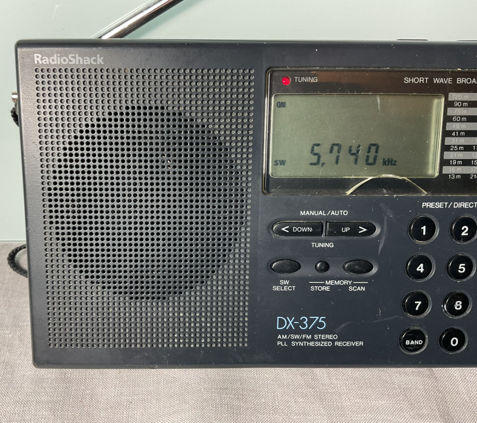 Radio Shack DX-375 AM FM SW Stereo Receiver Cat No 20-212A SWB ...