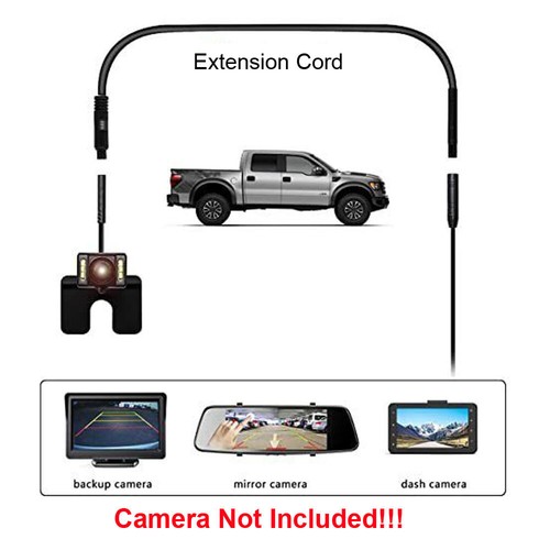 4/5/6/8pin Car Rear View Camera Car Dash Cam Recorder Extension Cable Cord Wire - Picture 12 of 24