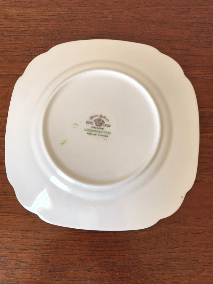 Vintage Royal Albert Greenwood Tree Tea Trio Of Cup Plate And Saucer England - image 4 of 4