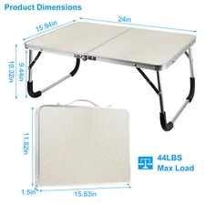 Outdoor Folding Table Portable Picnic Table Lightweight Aluminum Camping Table