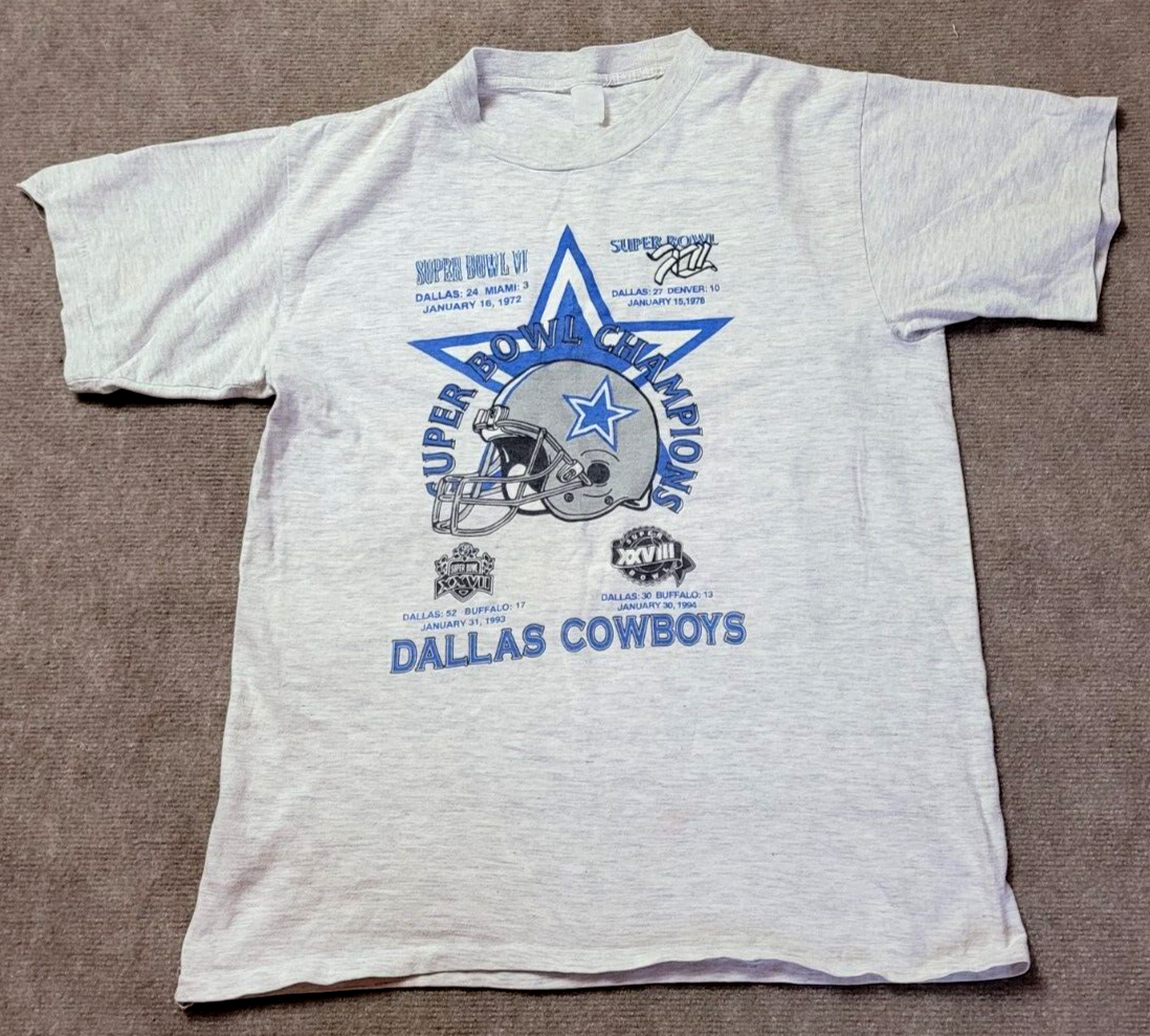 90s ダラス・カウボーイズ スーパーボウル チャンピオン1992年 Tシャツ Vintage Dallas Cowboys T-Shirt 1992 NFC Champs Super Bowl XL