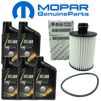 5L MOPARÖL 0W-30 FÜR JEEP WRANGLER 2.2L MULTIJET 2017-2023 MIT OE ÖLFILTER