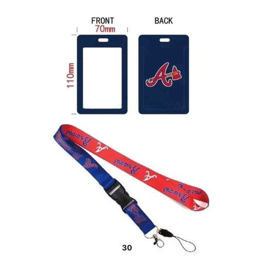 MLB Lanyard Keychain AND ID Tag Badge Holder Fan Gift PICK TEAM Dodgers AND MORE - Picture 9 of 17