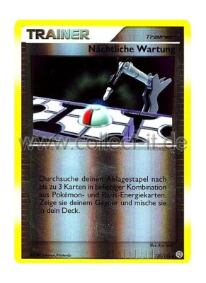 Pokemon Rätselhafte Wunder 120/132 Nächtliche Wartung Reverse Holo Deutsch