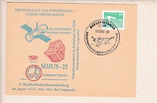 Karta Łazienka Langensalza Interkosmos Raduga Przyjaźń ze Związkiem Radzieckim ..... S4