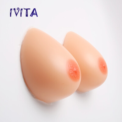 Prothèses Mammaires IVITA G Cup En Silicone - Taille 8XL, Couleur Sun Tan, Sur Mesure