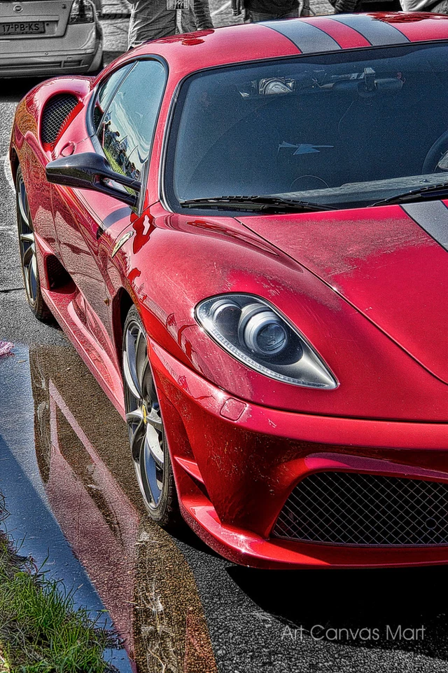 ARTE DE PARED Ferrari 430 scuderia lienzo o impresión Foto 2 de 2