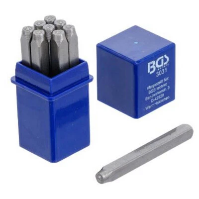 BGS TECHNIC CHIFFRES A FRAPPER PRO 2 mm - 9 pcs