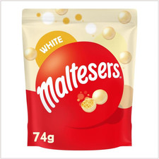 White Maltesers, White Chocolate & Honeycomb, Chocolate Treat, 74G Pouch