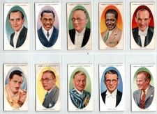 Lambert&Butler: Dance Band Leaders 1936 Full Set 25 Cards