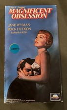 Magnificent Obsession VHS, 1954 Rock Hudson - Classic