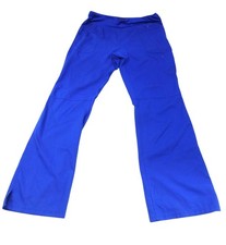 Healing Hands Purple Label Yoga Tori Scrub Pants Royal Blue Tall Large LT 9133T