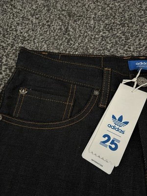 Adidas Originals 25 NIGO Bear Denim Pant Jeans Navy Blue W29 L31