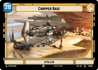Chopper Base // Experience Token - Jump to Lightspeed - Star Wars Unlimited
